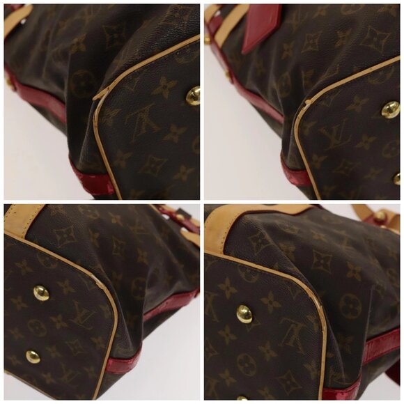 LOUIS VUITTON Monogram Ruby Sarina MM Tote Bag Red M95611 LV Auth 134713 - Picture 14 of 16